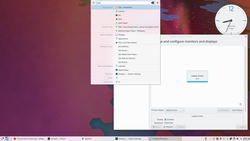 KDE Plasma desktop on Debian.