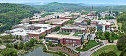 Aerial view of the Oak Ridge National Laboratory