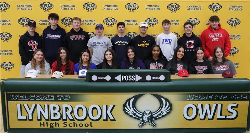 Student athletes group photo.