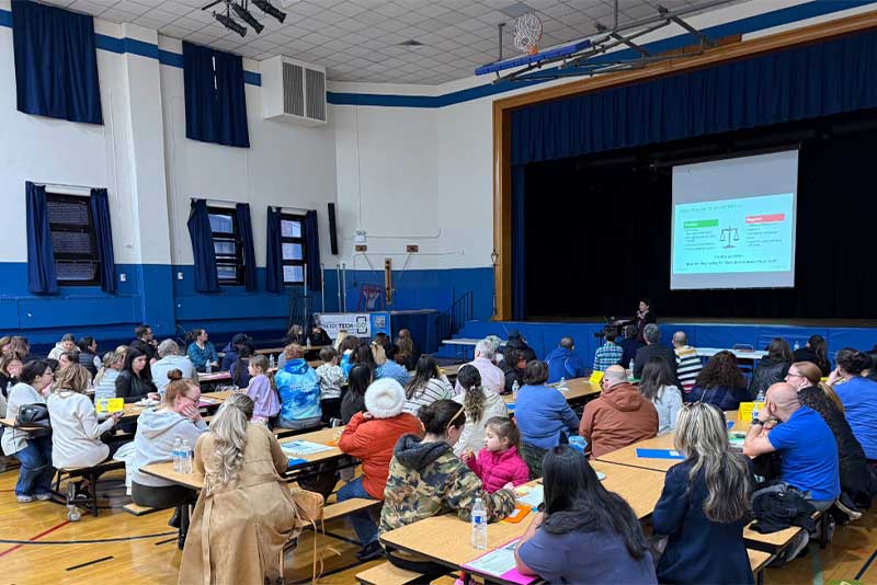 Elementary school families in the Lynbrook community.