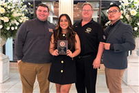 Congratulations to junior Dani Zhanay on becoming the first female wrestler from Lynbrook to achieve All Conference at the first annual Nassau County Girls Wrestling Dinner at Leonard’s of Great Neck! thumbnail265634