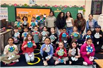 Members of the Lynbrook High School Culture and Diversity Club, along with their advisor Karen Smith. thumbnail265771