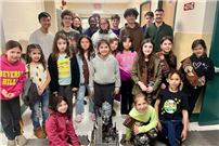 Girl Scouts Brownie Troop 2600, comprised of 20 third graders who attend all three Lynbrook elementary schools, along with High School Robotics Club. thumbnail265815