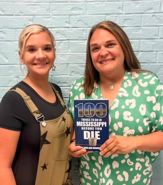 NHAC Teachers Dori Lowe and Brandi Perry with their Book