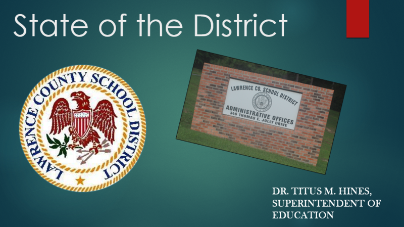 State of the District Title Slide