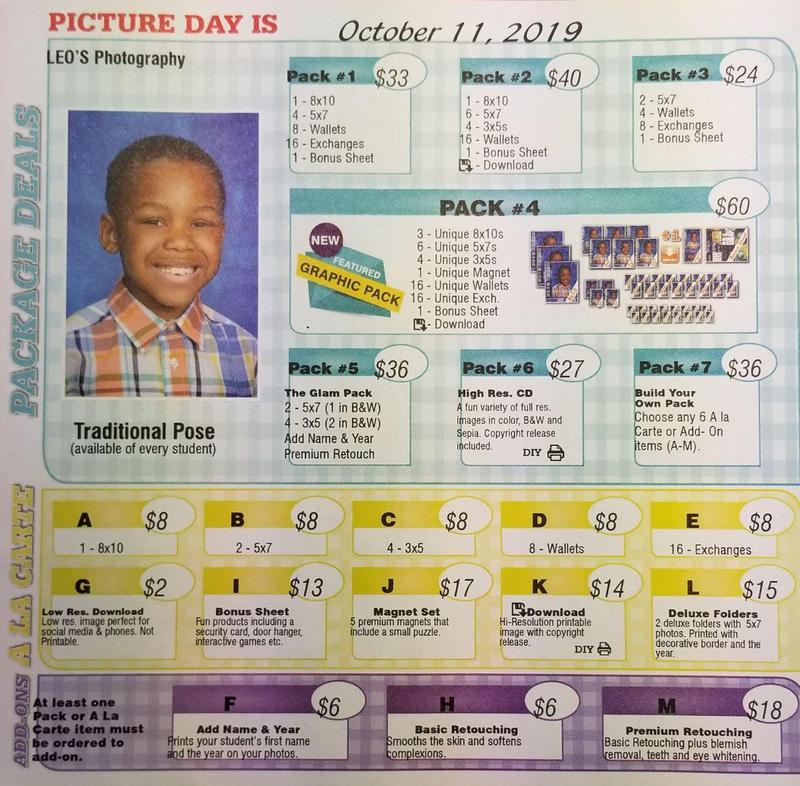 Student Picture Order Form