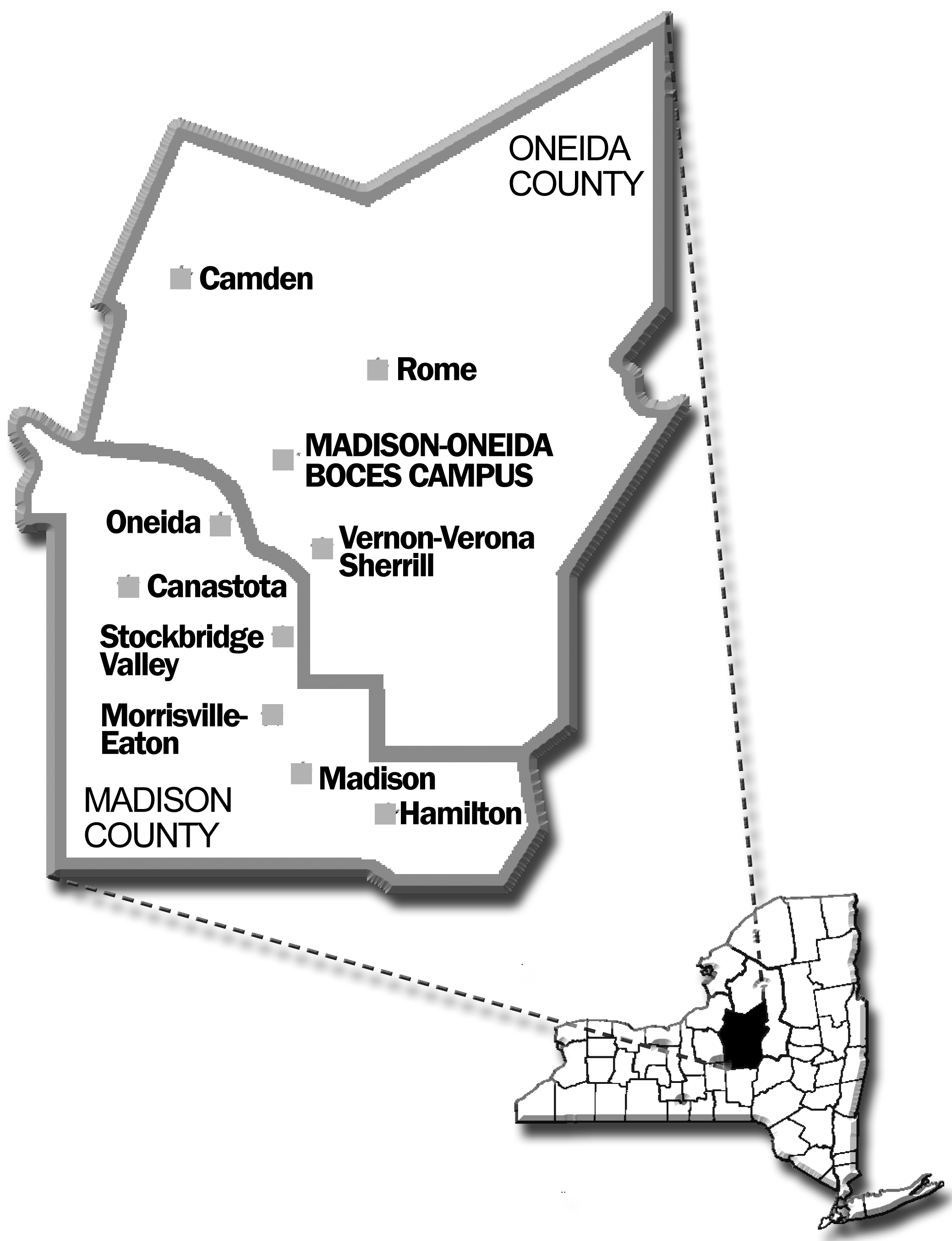 map of region