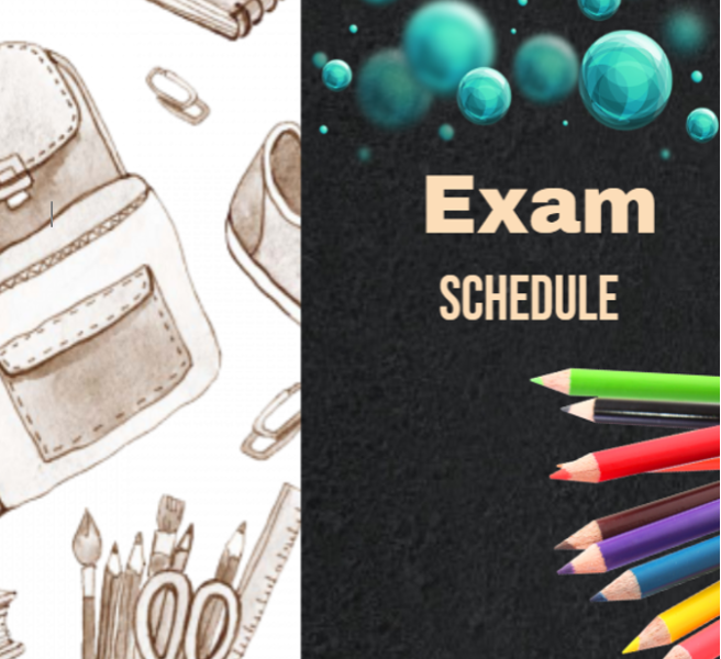  Fall Exam Schedule