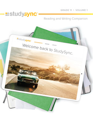 image of StudySync textbook cover grade 11