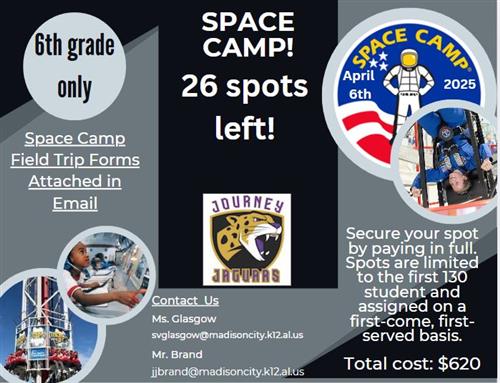 space camp update