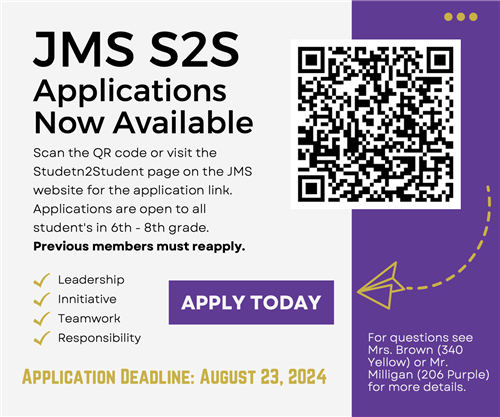 JS2S Flyer for open applications due by 8.23