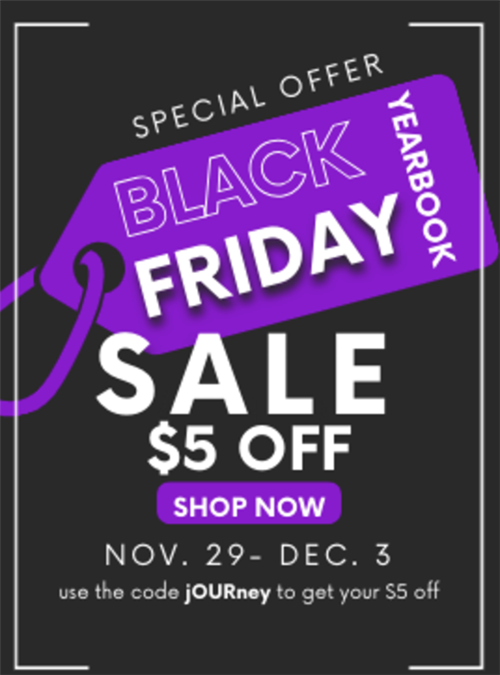 black friday yearbook sale