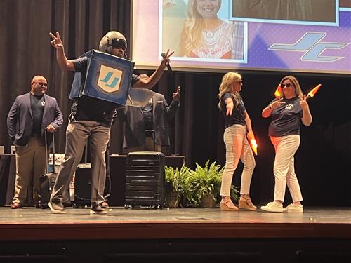 James Clemens principals dancing on stage