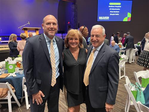 Mayor Finley, Sally Warden and Marc Jacobson