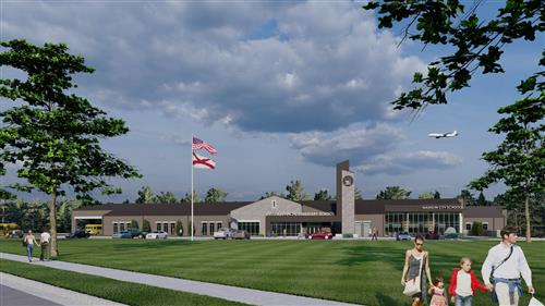 new school rendering