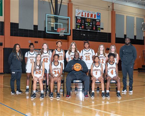 8th Grade LMS Girls Basketball Team