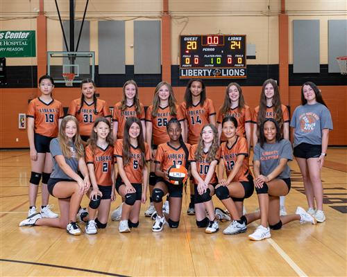 7th grade volleyball team