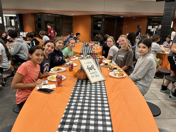 Thanksgiving Dinner with the boys team