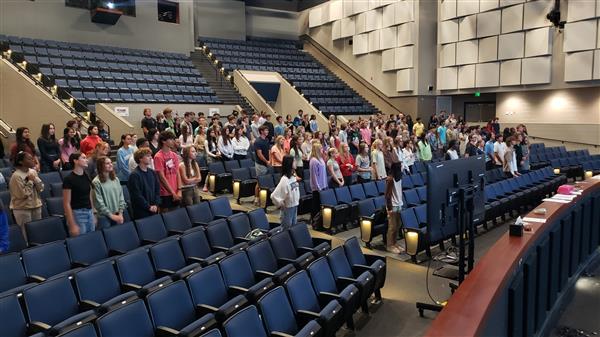 NHS Members take the oath!