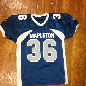 blue football jersey