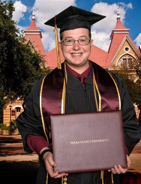 Texas State Graduation Picture