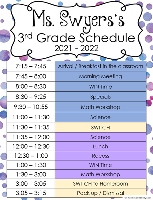 Class Schedule