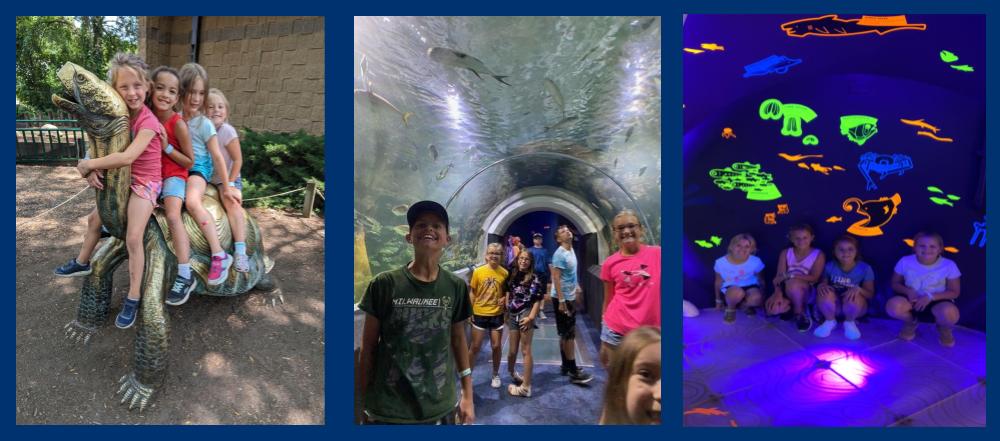 Summer school students at the Henry Vilas Zoo and Discovery World.