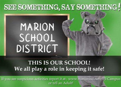 SEE SOMETHING SAY SOMETHING