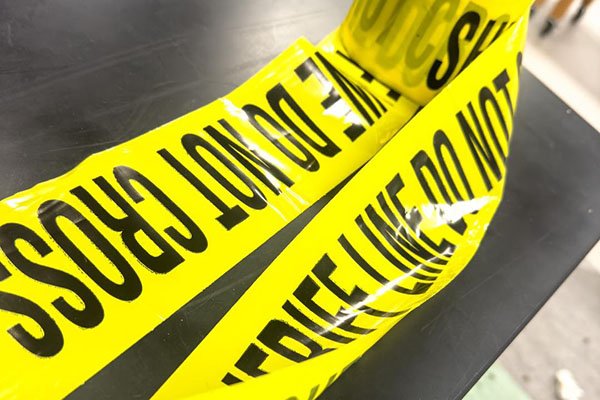 crime scene tape