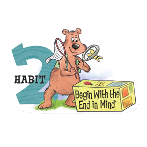 Habit 2 Begin with the End in Mind graphic