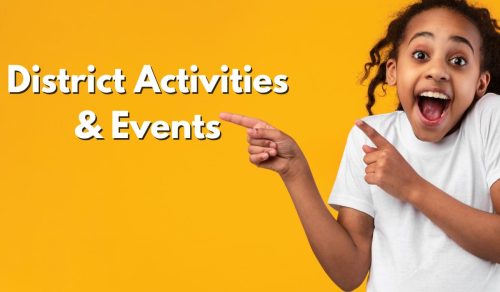 District Activities and events graphic