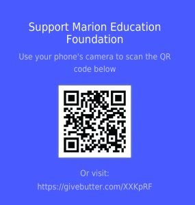 SUPPORT MARION EDUCATION FOUNDATION QR CODE