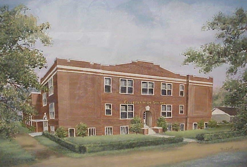 Artist Rendition of 1921 Culleoka High School