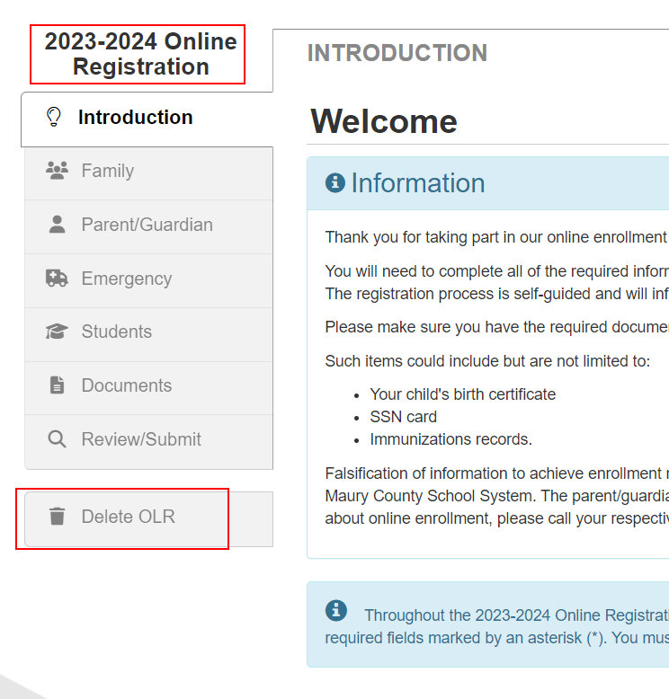 Open Enrollment Screenshot 2