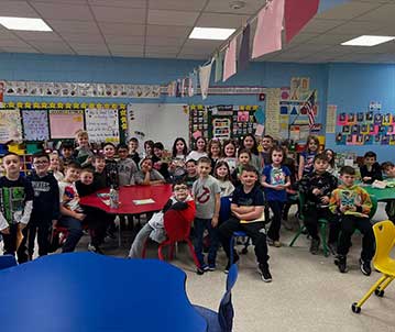 Students at Lakeside recently became Reading Stars by learning how to bring stories to life. 