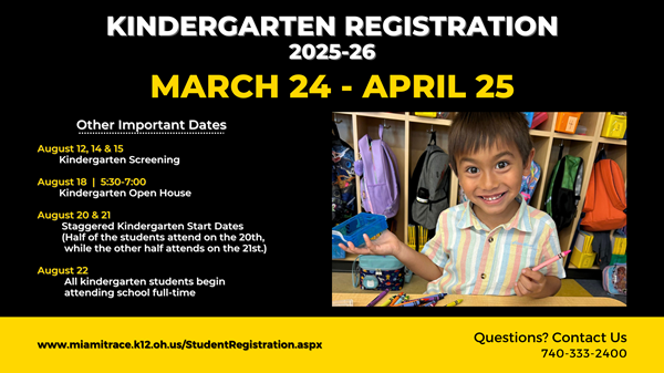 Kindergartener in class