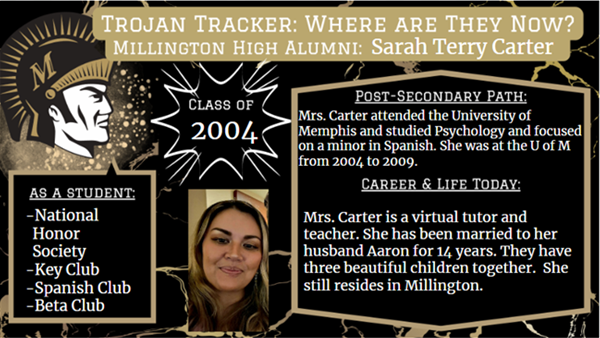 Once a Trojan, Mrs. Carter