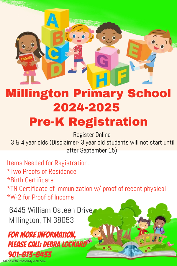 PreK Registration 24-25