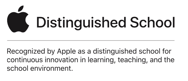 Apple Distinguished School badge