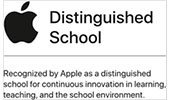 Apple Distinguished School award badge