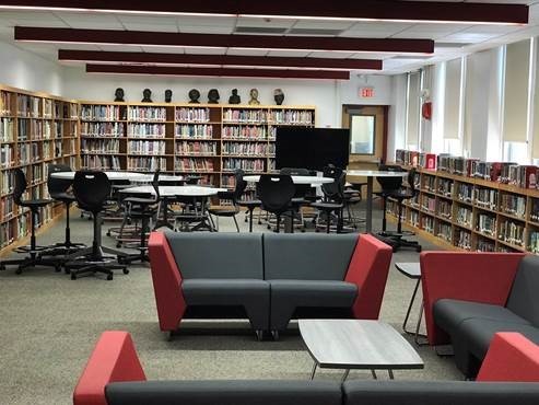 Photo of MMS Library sitting area