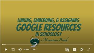 Schoology Google Resources 