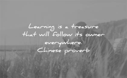 Learning is a Treasure Quote 