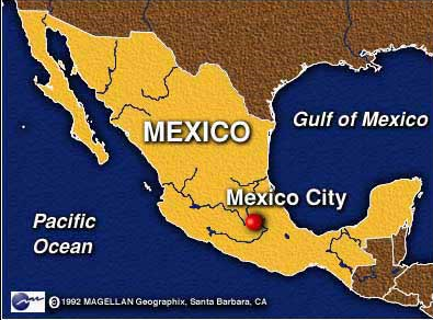 Map of Mexico 