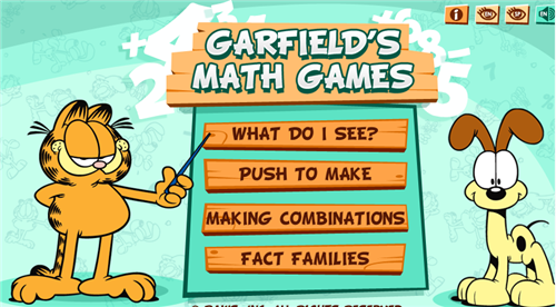 Garfield Math Games 