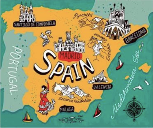 SPain map 