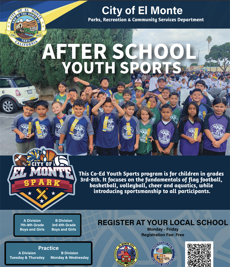 City of El Monte After School Youth Sports