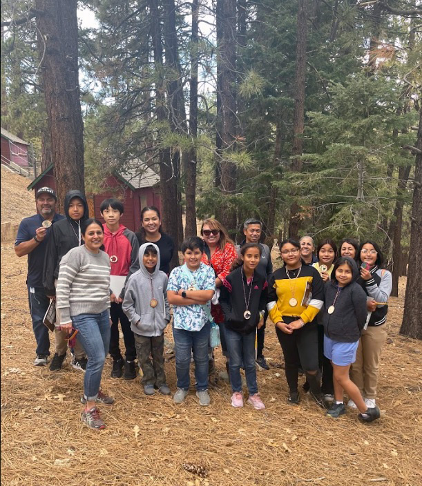 This is the image for the news article titled Students Explore Nature at Camp Mt. View 