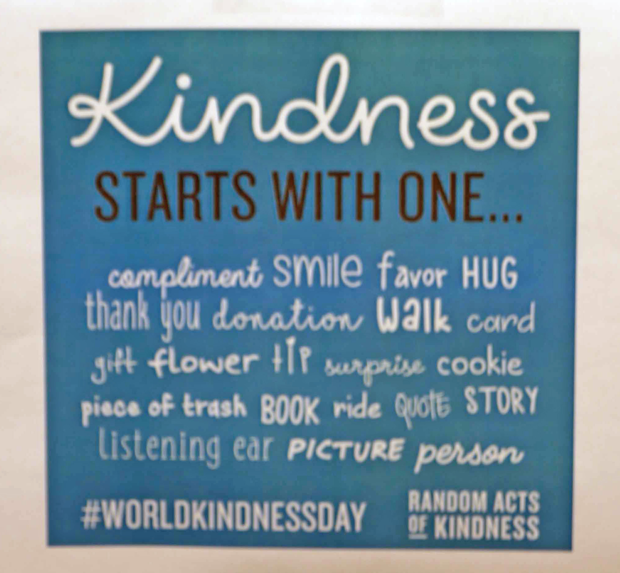 This is the image for the news article titled Students Spread Kindness Throughout Campuses 