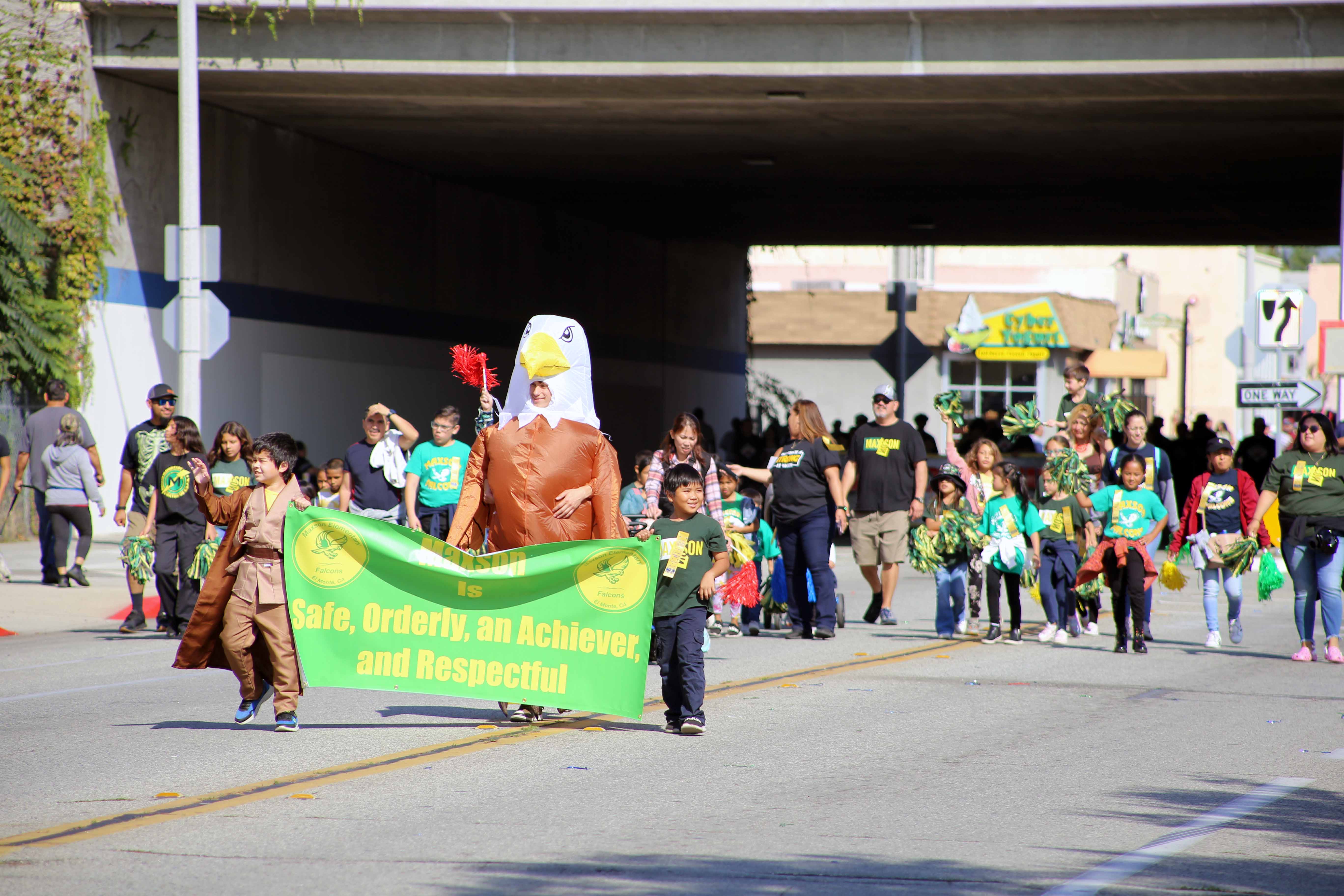 This is the image for the news article titled Schools Take Part in Annual Children's Day Parade 